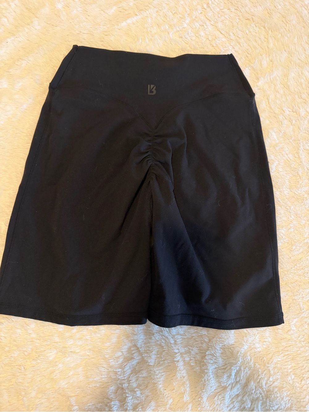 BuffBunny Aggressive scrunch black shorts